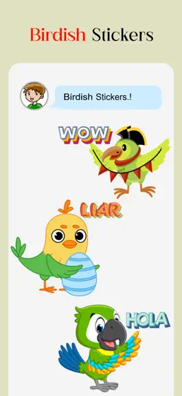 Game screenshot Birdish Stickers Animated hack