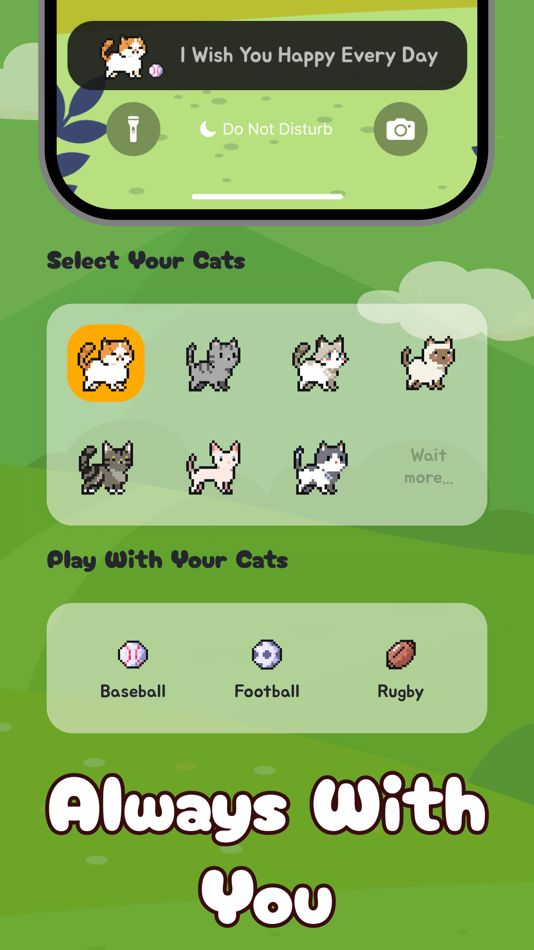 #3. Dynamic Island Pets: Meow (iOS) By: Lubna Manzoor
