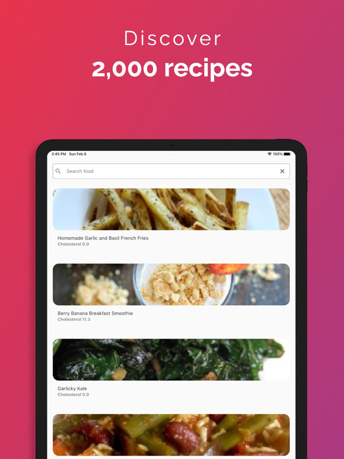 Cholesterol Tracker - low ldl