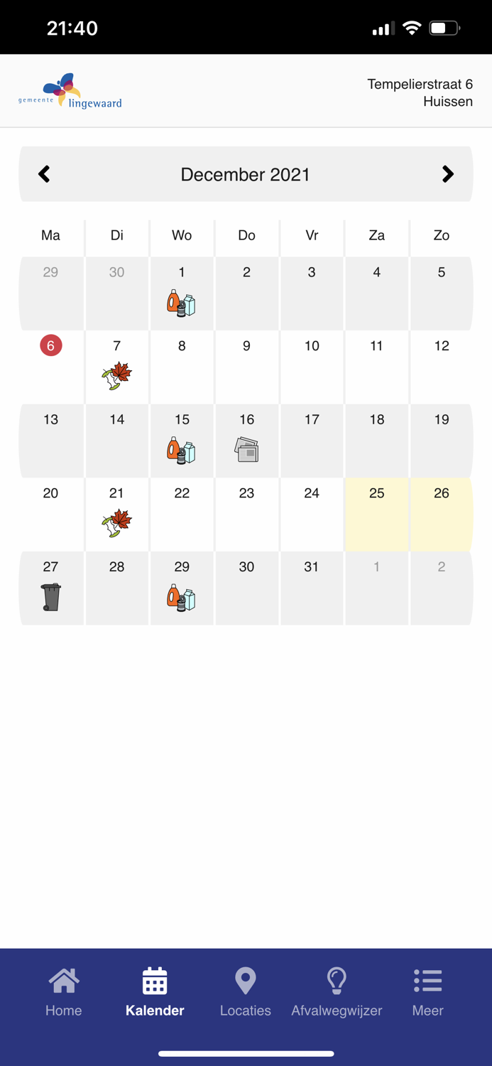 Afvalwijzer Lingewaard