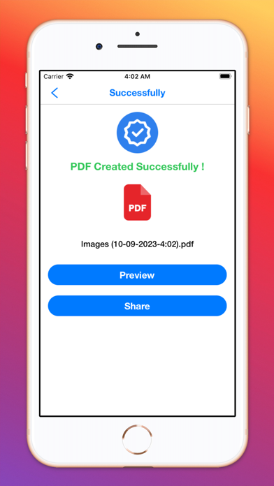 Photos to PDF - PDF Converter+ Screenshot