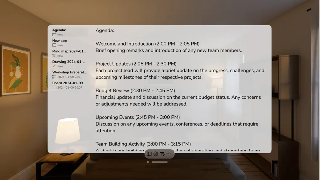 Transparent Notes screenshot 1