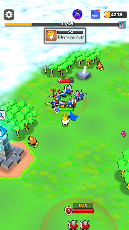 #4. Primitive Battle: PvP RTS (iOS) 由: Aziza Rahman