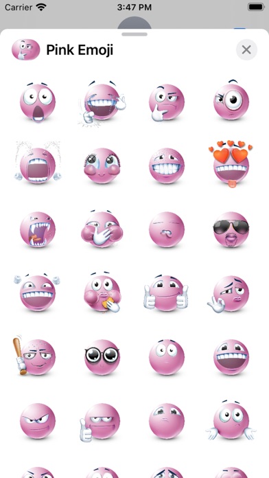 Pastel Pink Emoji Screenshot