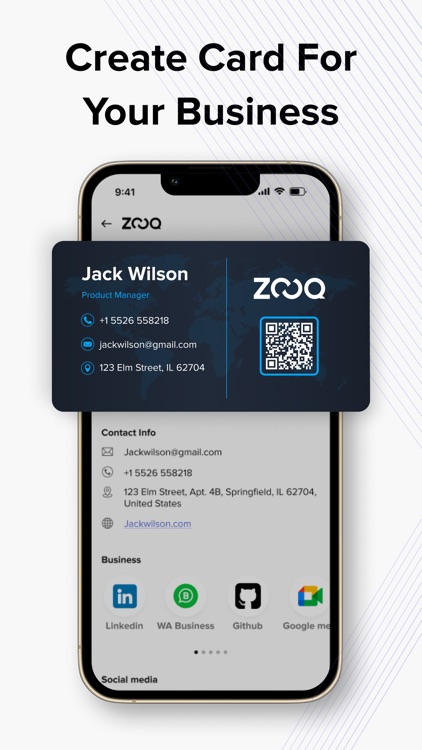 Zooq - Digital Business Card screenshot-3