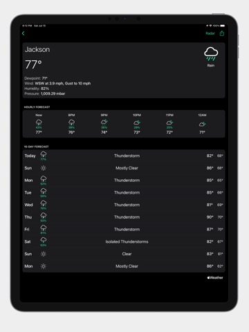 NOAA Weather Radarのおすすめ画像2