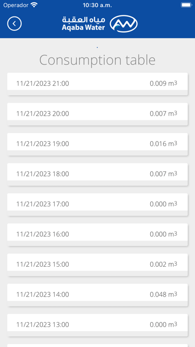 Aqaba water online services Screenshot
