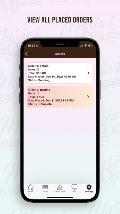 Maria's Bakeshop & Coffeehouse Screenshot