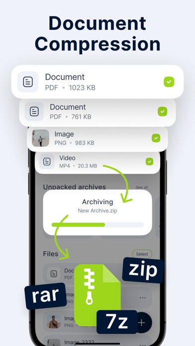 RAR Zip File Extractor Screenshot