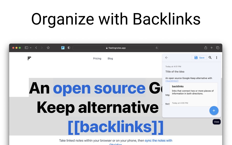 #3. Fleeting Notes Web Extension (macOS) By: Matthew Wong