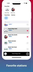 Radios d'Haïti - Haïtien FM AM screenshot #3 for iPhone
