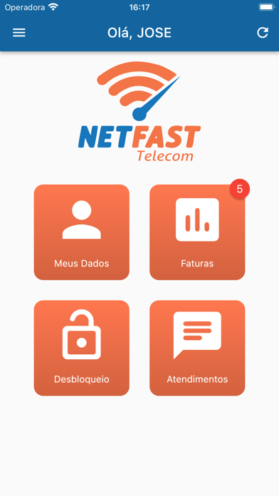 NetFast Telecom Screenshot