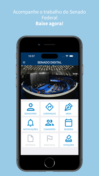 Senado Digital Screenshot