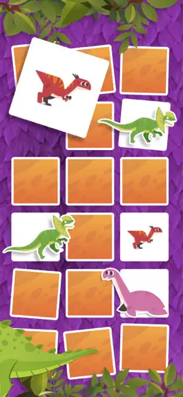 Game screenshot Dinosaur memory Concentration apk