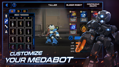 MEDABOTS: Card Battle RPG Game Screenshot