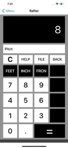 Construction Calculator - Feet screenshot #4 for iPhone