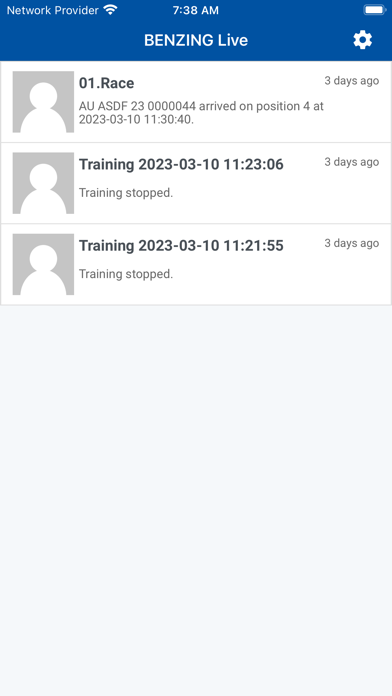 BENZING Live Screenshot