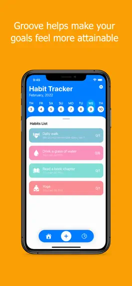 Game screenshot Groove - Habit Tracker mod apk