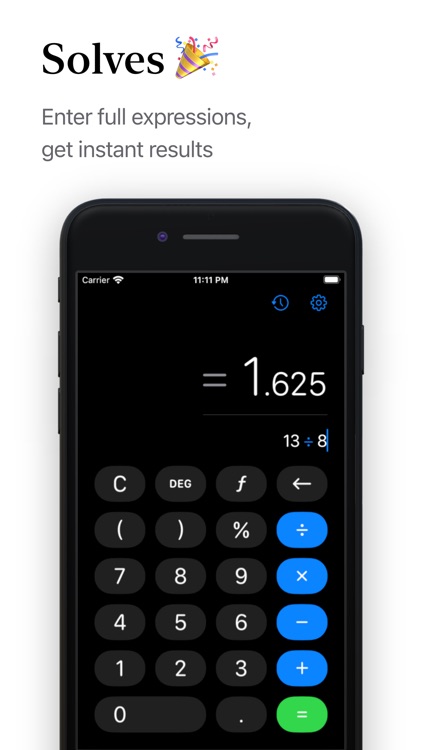 Solves: Calculator for All