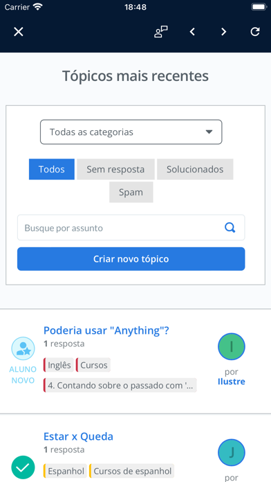 Alura Língua Screenshot