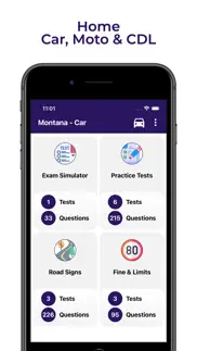montana mvd practice test - mt iphone screenshot 1