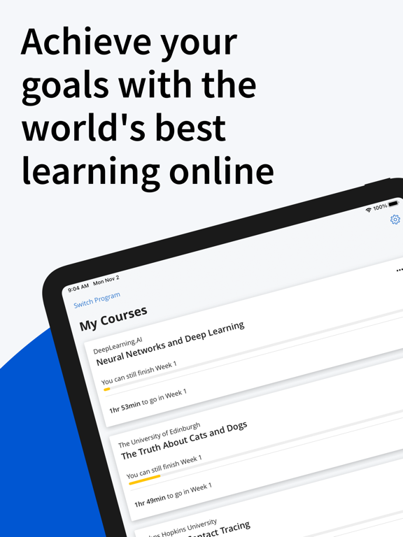 Coursera: キャリアを成長させるのおすすめ画像1