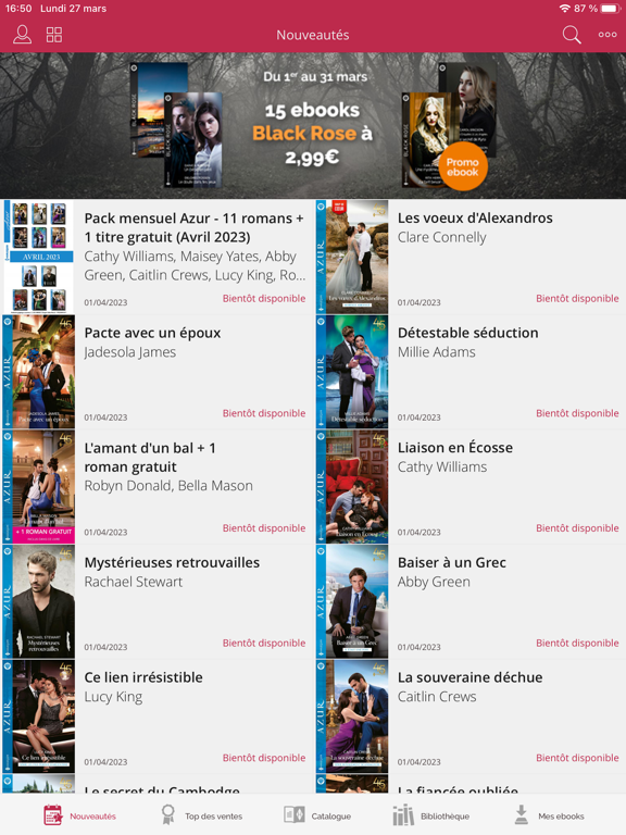 Screenshot #4 pour Harlequin : E-librairie