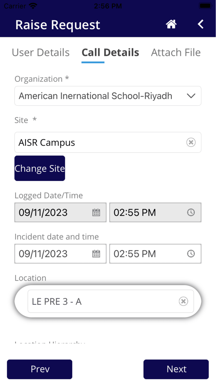 AISR Facility Management App