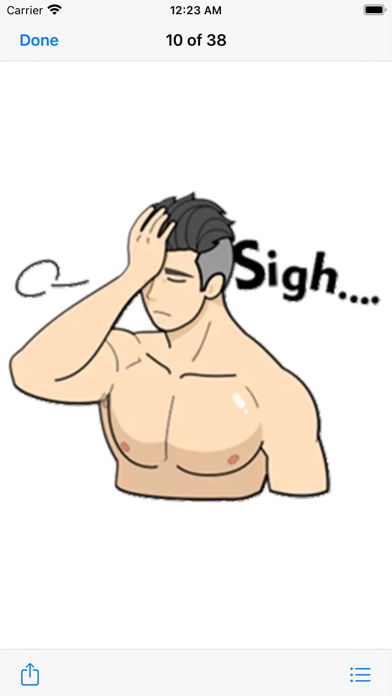 It's Men Time Stickers Pack Screenshot