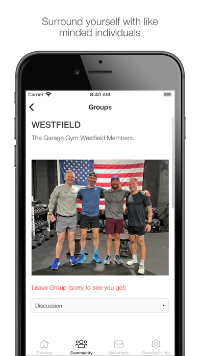 GARAGE GYM LLC Screenshot