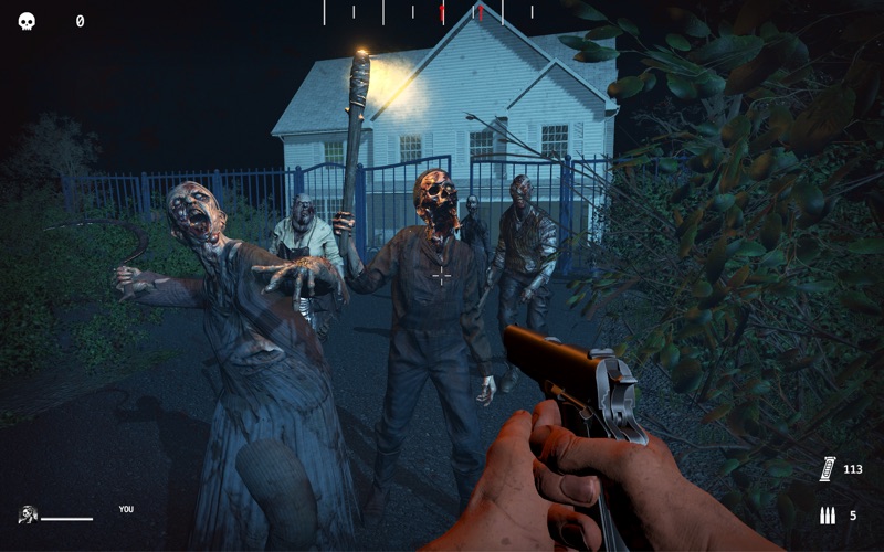 dawn of the undead: zombie war iphone screenshot 3