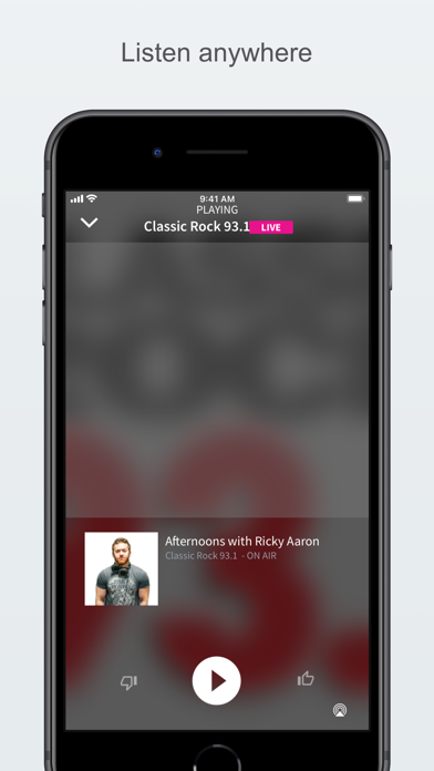 Classic Rock 93.1 Screenshot