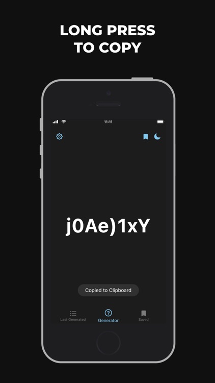 Random Password Generator: RPG