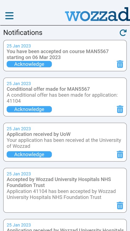 Wozzad Student Portal
