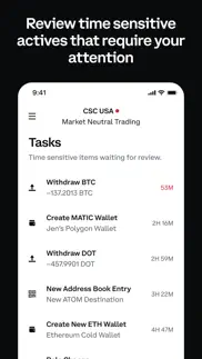 coinbase prime approvals iphone screenshot 1