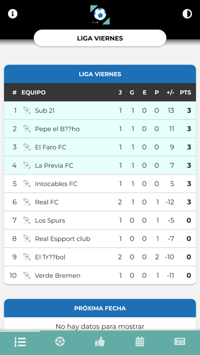Faccma Futbol y Futsal Screenshot