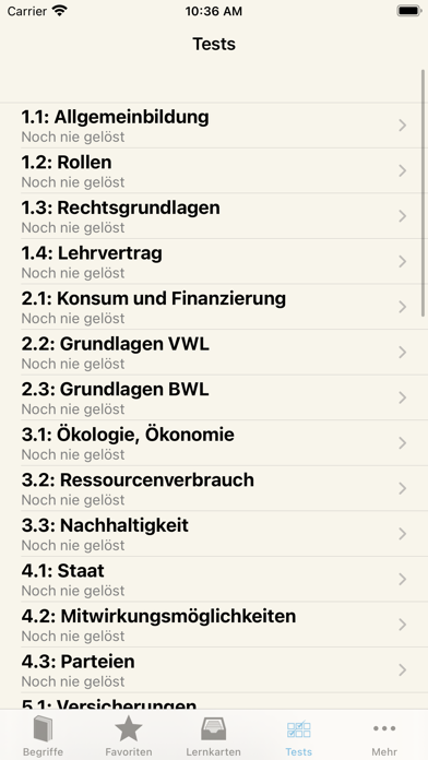 Allgemeinbildung GIBZ Screenshot