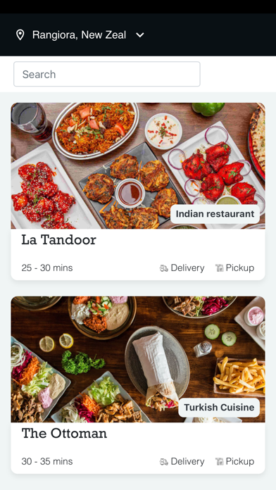 Takey Food Delivery Screenshot