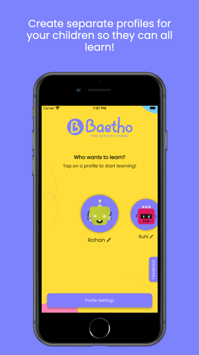 Baetho : The Activity Store Screenshot