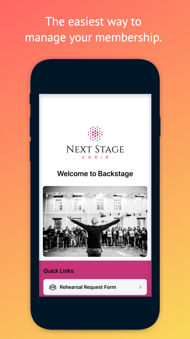 NSC Backstage Screenshot