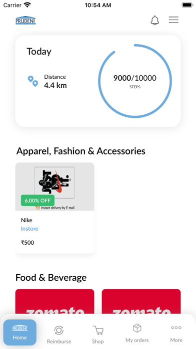 Prudent - Flex App Screenshot