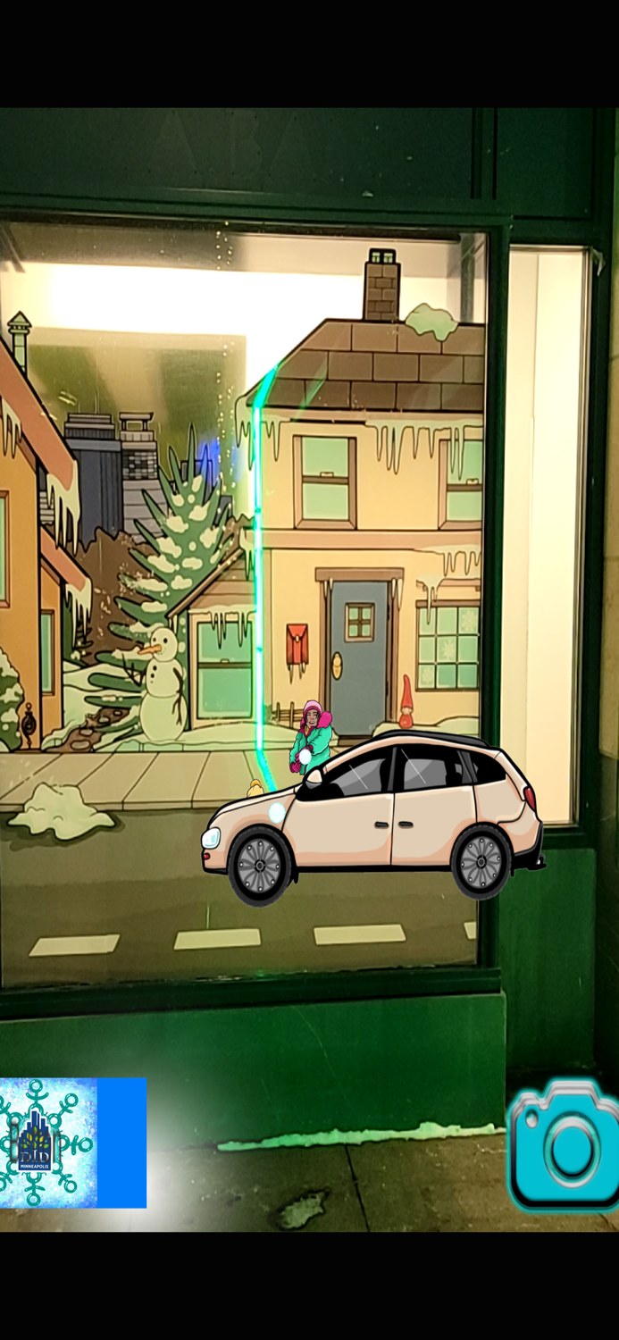 MINNE-SNOW-TA WINDOW DISPLAY