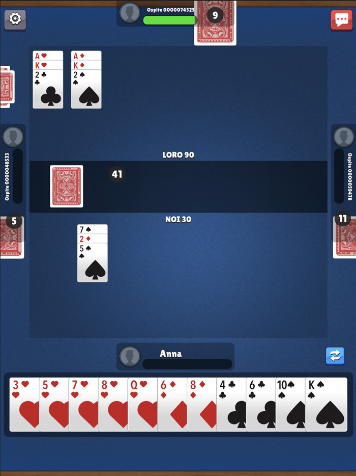 Burraco classico carte online