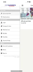 Cannons Auctioneers screenshot #1 for iPhone