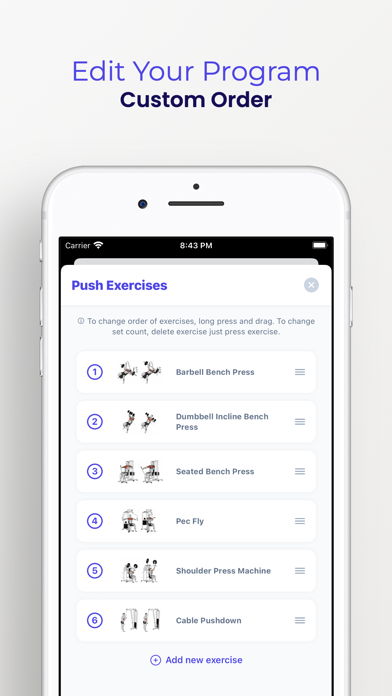 Workout Programmer Gym & Home Screenshot