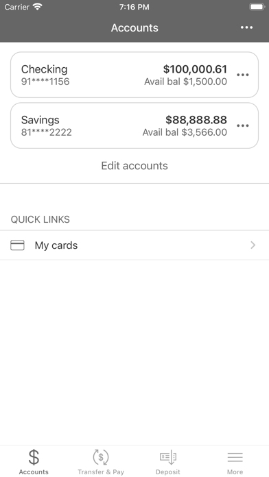 Happy Valley Credit Union Screenshot