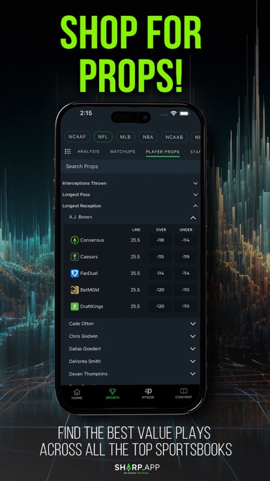 Sharp App: Sports Betting Screenshot