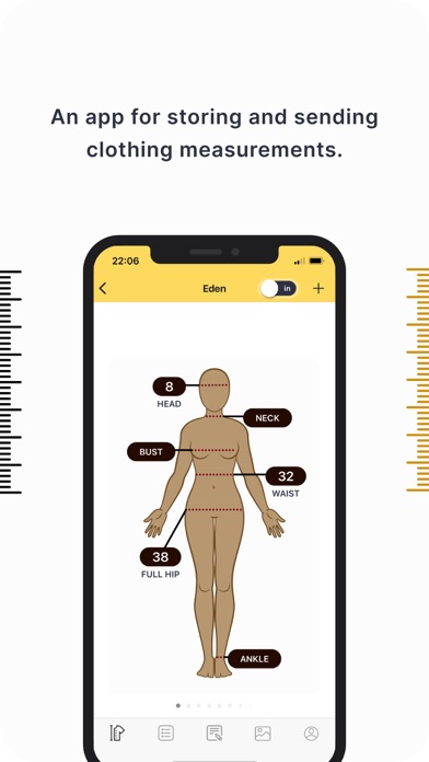 Dress Measurement Screenshot