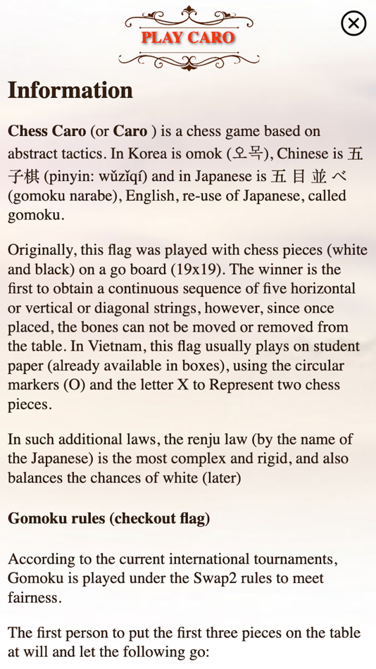 #3. Chess Caro, Tictactoe, Gomoku (iOS) 由: Tuan Tran