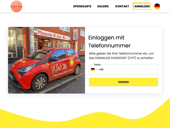 Pizzeria O Sole Mio Boch.